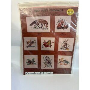 NEW IN PACKAGE Heidi Poet Originals red fox Chipmunk Rabbit Frog Nature Wildlife
